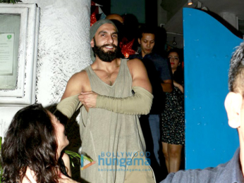 Ranveer Singh parties with close friends at Olive