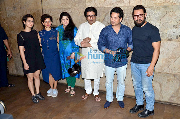 sachin tendulkar and the phogat family grace the special screening of dangal 16
