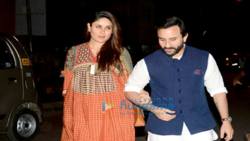 Saif Ali Khan & Kareena Kapoor Khan snapped at Olive in Bandra