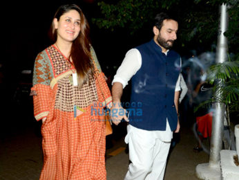 Saif Ali Khan & Kareena Kapoor Khan snapped at Olive in Bandra