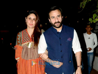 Saif Ali Khan & Kareena Kapoor Khan snapped at Olive in Bandra