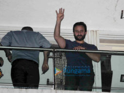 Saif Ali Khan, Karisma Kapoor, Soha Ali Khan and Kunal Khemu snapped post a party at Raj & DK’s place in Bandra