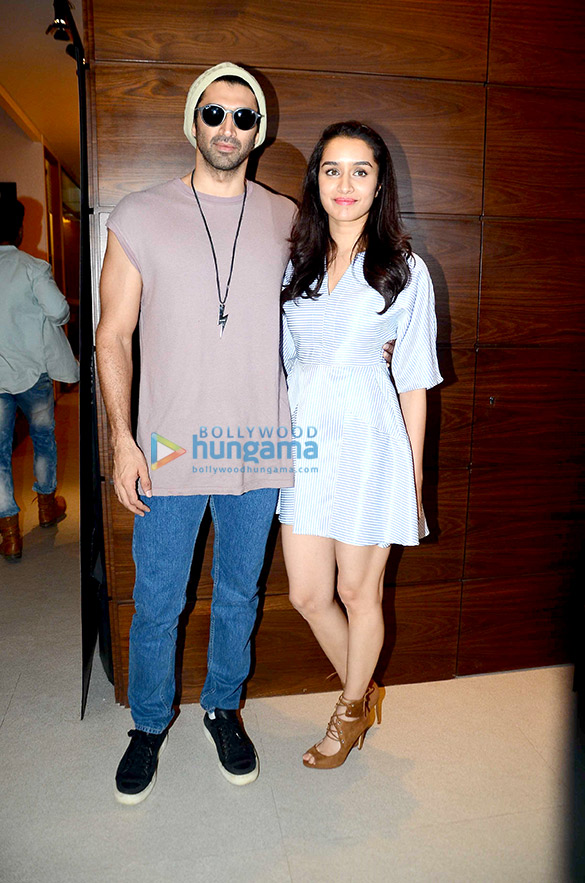 shraddha and aditya at ok jaanus promotions 5