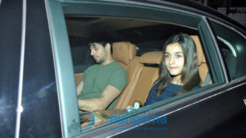 Sidharth Malhotra & Alia Bhatt snapped at Imran Khan’s house