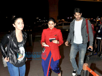 Sidharth Malhotra & Alia Bhatt snapped as they depart for New Year holiday