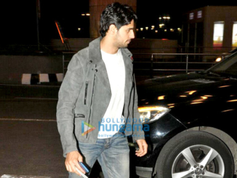 Sidharth Malhotra & Alia Bhatt snapped as they depart for New Year holiday