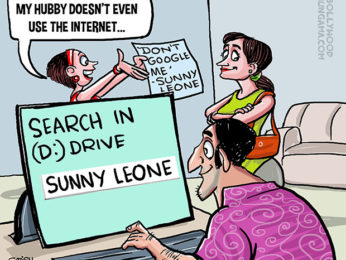 Bollywood Toons: Don’t google me, says Sunny Leone!