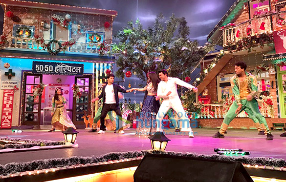 sunny leone daniel weber on the sets of the kapil sharma show 3