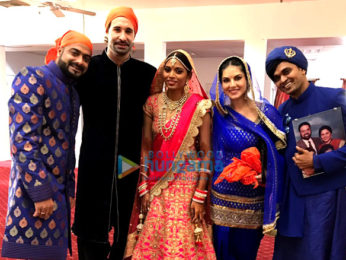 Sunny Leone graces her brother Sundeep's wedding ceremony