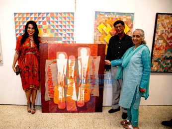 Pooja Bedi, Mukesh Rishi & Raghav Rishi inaugurate Padmanabh Bendre's Timeless Space art exhibition