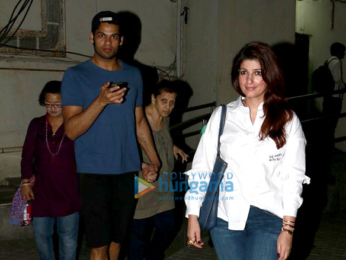 Twinkle Khanna snapped at PVR Juhu post a movie screening