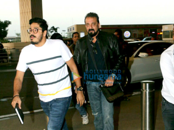 Varun Dhawan, Sanjay Dutt and Sridevi snapped at the airport