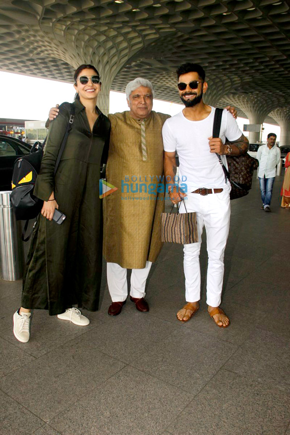 virat kohli anushka and many more snapped at airport 1