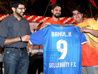 Ranbir Kapoor, Aditya Thackeray spotted at Yuva Bandra XI vs All-Stars XI football tournament