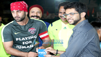 Ranbir Kapoor, Aaditya Thackeray spotted at Yuva Bandra XI vs All-Stars XI football tournament