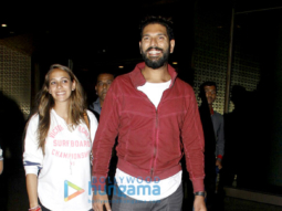 Yuvraj Singh, Hazel Keech & Kangna Ranaut clicked at the airport