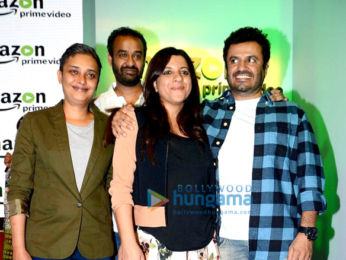 Zoya Akhtar, Vikas Bahl & Reema Kagti at the launch of 'Amazon Prime Video'