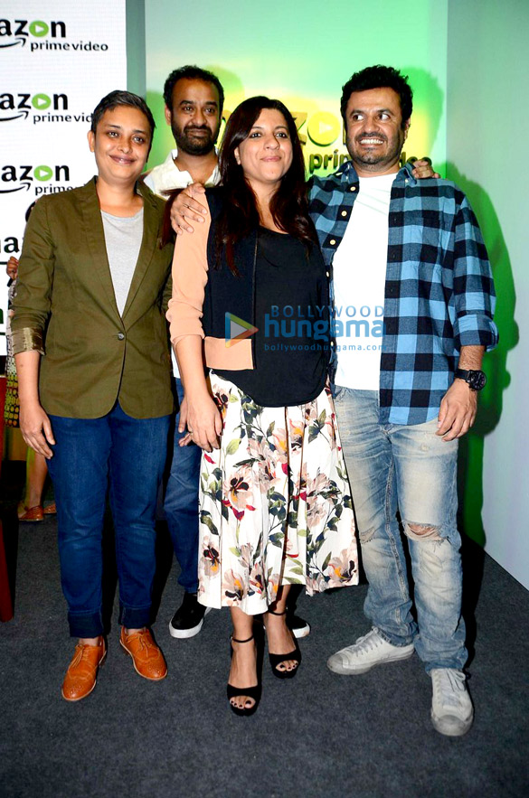 zoya akhtar vikas bahl reema kagti at the launch of amazon prime video 2