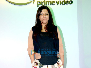 Zoya Akhtar, Vikas Bahl & Reema Kagti at the launch of 'Amazon Prime Video'