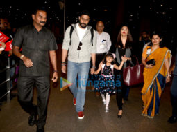 Abhishek Bachchan, Aishwarya Rai Bachchan, Anushka Sharma & Freida Pinto snapped at the airport