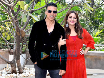 Akshay Kumar & Huma Qureshi snapped at the promotions of 'Jolly LLB 2'