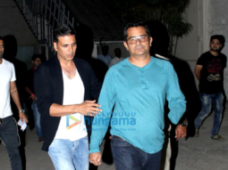 Akshay Kumar and director Subhash Kapoor snapped at ‘Jolly LLB 2’ promotions