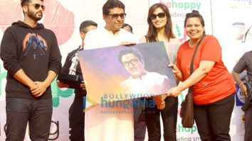 Arjun Kapoor & Raj Thackeray grace the Lokhandwala Marathon