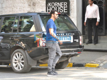 Arjun Rampal snapped with his daughter post lunch at The Korner House