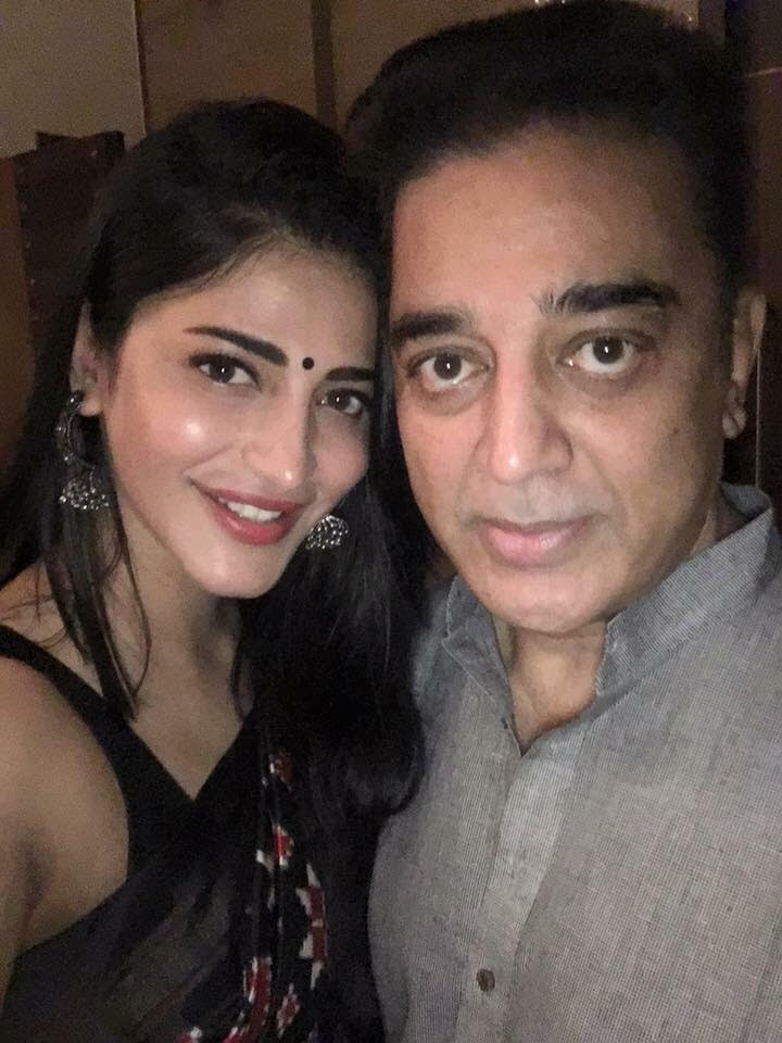check out shruti haasan celebrates her birthday with tamannaah bhatia and kamal haasan 3