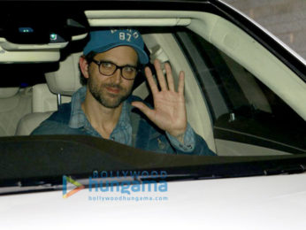 Hrithik Roshan, Sussanne Roshan and Zayed Khan snapped post dinner at Friend's Pad in Juhu