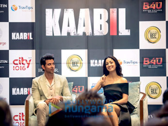 Hrithik Roshan & Yami Gautam promote 'Kaabil' in Dubai