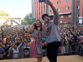 Hrithik Roshan and Yami Gautam visit Silver Oak college in Ahmedabad