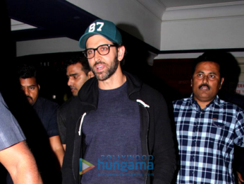 Hrithik Roshan interacts with his fans at Chandan cinema as a part of 'Kaabil' promotions