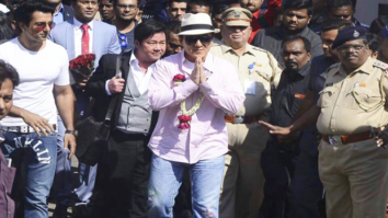 Jackie Chan arrives in Mumbai to promote his film Kung Fu Yoga