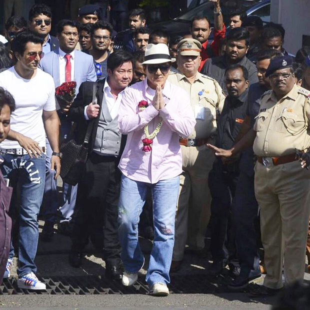 Jackie Chan arrives in Mumbai to promote his film Kung Fu Yoga-1