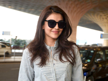 Kajal Aggarwal snapped at the airport