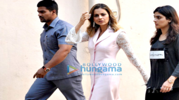 Kangna Ranaut snapped during a shoot at Mehboob Studio