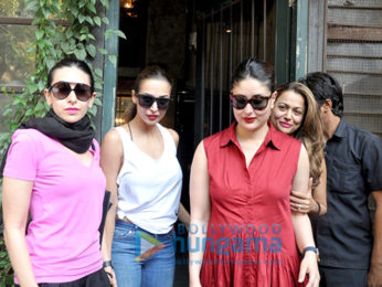 Kareena Kapoor Khan, Jacqueline Fernandez, Ileana Dcruz, Malaika Arora Khan & Amrita Arora snapped in Bandra