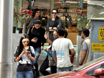 Karisma Kapoor, Amrita Arora & Anu Diwan snapped post lunch at Kitchen Garden