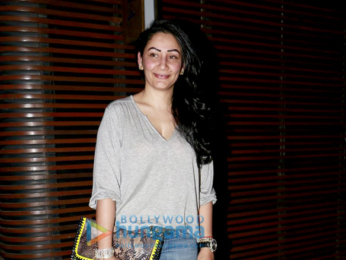 Maanyata & Amisha Patel snapped at Estella Lounge