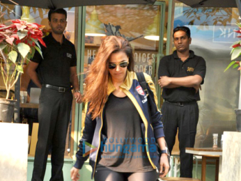 Neha Dhupia snapped post lunch at The Kitchen garden