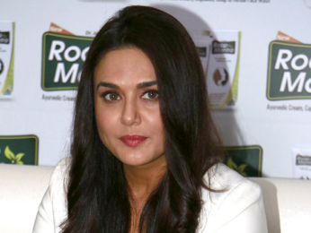 Preity Zinta snapped at an ad shoot