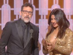 Watch: Priyanka Chopra glitters in gold at Golden Globes 2017