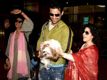 Priyanka Chopra, Sophie Choudry & Manish Malhotra snapped at the airport