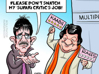 Bollywood Toons: Raees vs Kaabil gets political twist!