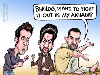 Bollywood Toons: Hritik Roshan’s Kaabil vs Shah Rukh Khan’s Raees! Bollywood Toons: Hritik Roshan’s Kaabil vs Shah Rukh Khan’s Raees!