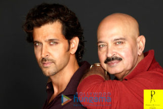Celebrity Photos of Hrithik Roshan & Rakesh Roshan