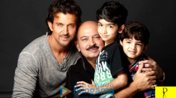 Celebrity Photos of Hrithik Roshan & Rakesh Roshan