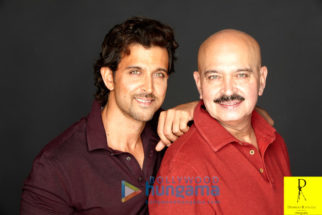 Celebrity Photos of Hrithik Roshan & Rakesh Roshan