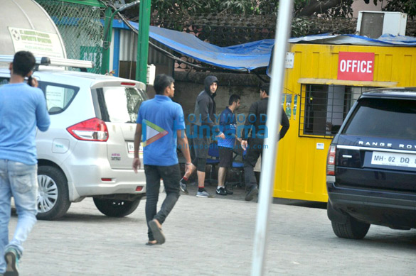 Ranbir Kapoor and others snapped at football practice